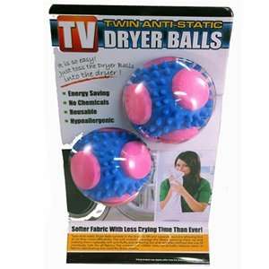 As Seen On TV PM MX47 Twin Anti Static Dryer Balls