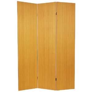  Frameless Bamboo Honey Room Divider, Browns, 3 Panel 