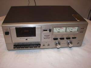 Teac A 105 Single Stereo Cassette Tape Player Deck  