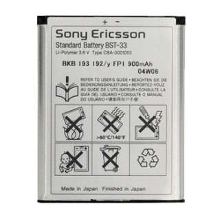 OEM Battery BST 33 Sony Ericsson W610 W610i W850 W850i  