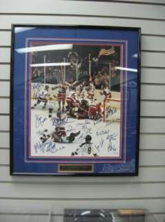RIK) 1980 USA Olympic Hockey Team Auto Autograph Herb Brooks  