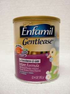 10 ENFAMIL GENTLEASE INFANT FORMULA 12.4 OUNCE CANS SEALED~ AWESOME 
