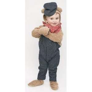   Engineer Teddy Bear Infant Halloween Costume (12 18mos) Toys & Games