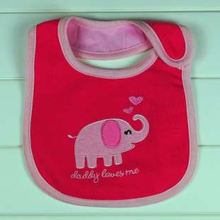   Waterproof Safety Velcro Baby/Infant Teething Feeding Bibs #1  
