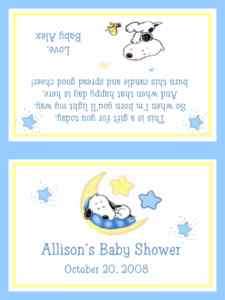 Baby Snoopy Baby Shower Tea Light Candle Favors  