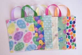 New Easter fabric Birthday Party Favor Bags  