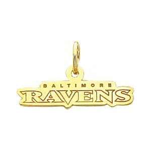  14K Gold NFL Baltimore Ravens Charm