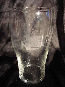 BARE KNUCKLE STOUT 16 OZ PUB STYLE BEER GLASS RARE  