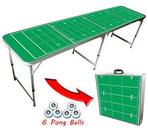 Football Field 8FT Beer Pong Table   Perfect for Philadelphia Eagles 