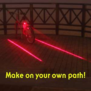 Bicycle laser lane tail light bikelane bike safety tail light  