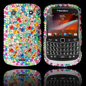 Bling Diamond Rhinestone Colors Hard Case Cover For Blackberry Bold 
