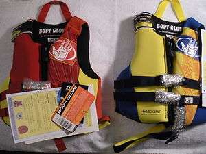BODY GLOVE CHILDS LIFE VEST RED OR BLUE NEO YAMAMOTO PFD JACKET NWT 