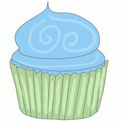 Blue Chiffon Cupcake   4 oz Body Spray  