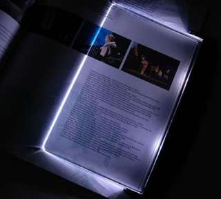 New LED Reading Book Bookback Light Lightwedge Panel  