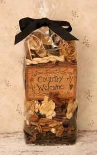 Potpourri looks great displayed in glass jars and you can use 