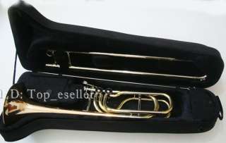 Professional Rose Brass Bass Trombone Bb/F/G/Db W/ case  
