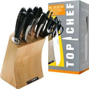    Top Chef Full Stainless Steel Knife Set   9 Pieces