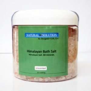  Himalayan Bath Salts In Jar   Unscented Beauty