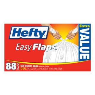   Easy Flaps Tall Kitchen Garbage Bags 88 ctOpens in a new window