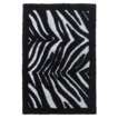  Bath Rug   Black/White (21x34) Zebra Bath Rug 