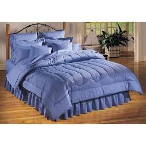   7pc True Denim Queen Size Bed in a Bag Comforter Set