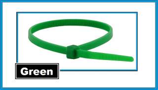 cable management zip ties 10 x bags of 100 4 inch 1000 total green
