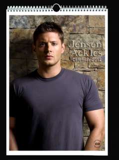 JENSEN ACKLES 2012 WALL CALENDAR Supernatural DEAN  