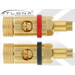  Atlona Binding Posts (4 Pairs) Electronics