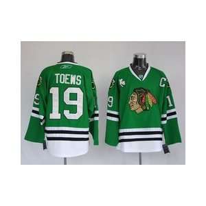   19 NHL Chicago Blackhawks Green Hockey Jersey Sz52
