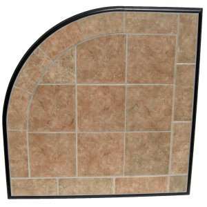  48x48 Corner 3104 Brown Rose HearthSafe