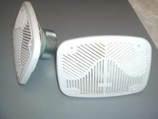   6x9 Coaxial (with center mounted tweeter) Marine Speakers with wire
