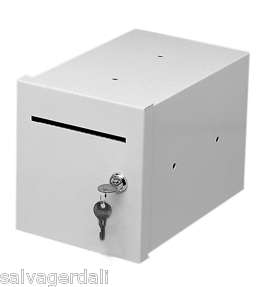 NEW SK 701FS Single Lock Cash Drop Box Safe 6 1/2x7x10  