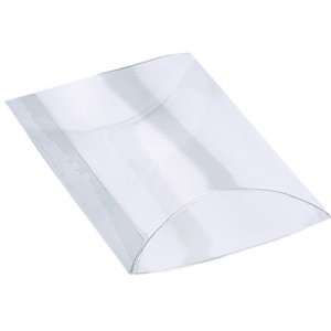   Clear Pillow Favor Boxes 6 1/2 Inches   Set of 12