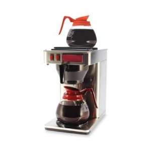 Coffee Pro Commercial Pour Over Brewer   Stainless Steel   CFPCP2B 