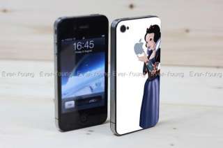   Snow white Apple iPhone 4/4S Sticker Skin vinyl Decal Cell phone cover