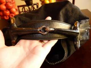 100% Authentic Gucci Large Black Horsebit Chain Bag 114900  