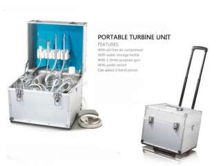 Portable Dental Unit , Dental Chair with Air Compressor  