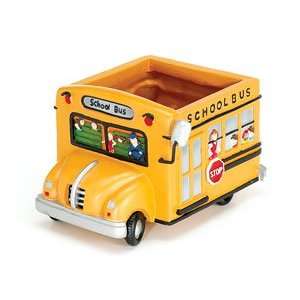  Adorable School Bus Planter Great Gift For Teachers, School Bus 