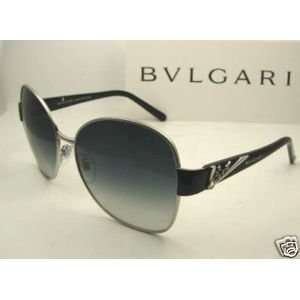  Authentic BVLGARI Silver Fade Sunglasses 6024B   102/8G 