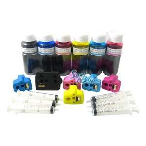  Ink Refillable Cartridge Kit with six Syringes for Hp 02 