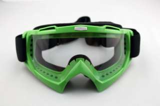 Ski Snowboard Snowmobile Motorcycle Goggles Off Road Eyewear Green 