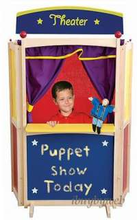 Guidecraft Kids Center Stage Floor Puppet Show Theater  