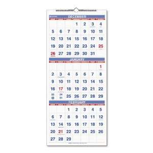  AT A GLANCE  Three Months per Page 14 Month Wall Calendar 