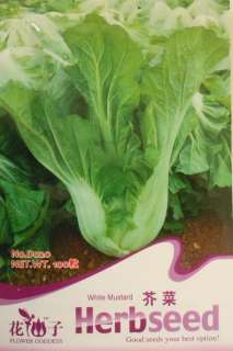 D020 Mustard GaiChoi Chinese Green Vegetable Seed Pack  