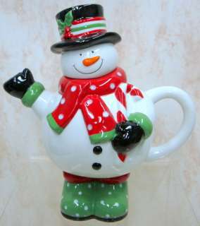 BURTON & BURTON Snowman Cookie Jar Christmas 110881  