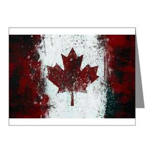   Note Cards (20 Pack) Canadian Canada Flag Painting HD 