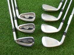 CLEVELAND CG4 IRONS 4 PW STEEL REGULAR AVERAGE COND.  