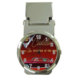 Cadillac Classic Money Clip Watch Great Gift  