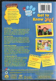 Blues Clues Get To Know Joe Children Preschool New DVD 097368756441 