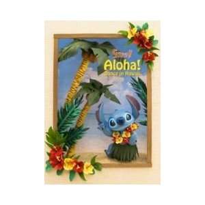   Card Postcard   Collectible Stitch Aloha3d Card   Health & Personal